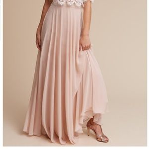 Jenny Yoo Hampton Skirt - Blush